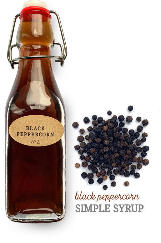 [ MAKING SIMPLE SYRUPS - black peppercorn simple syrup ] ~ from HerbCo